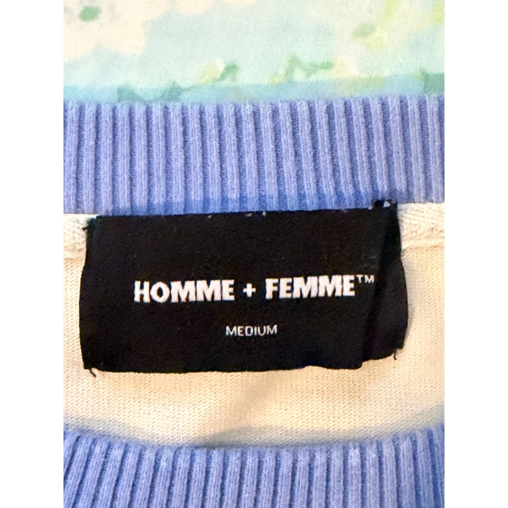 Homme + Femme | Paradise Chain Hummingbird Tee Oversize Medium Ivory Graphic - Picture 5 of 8